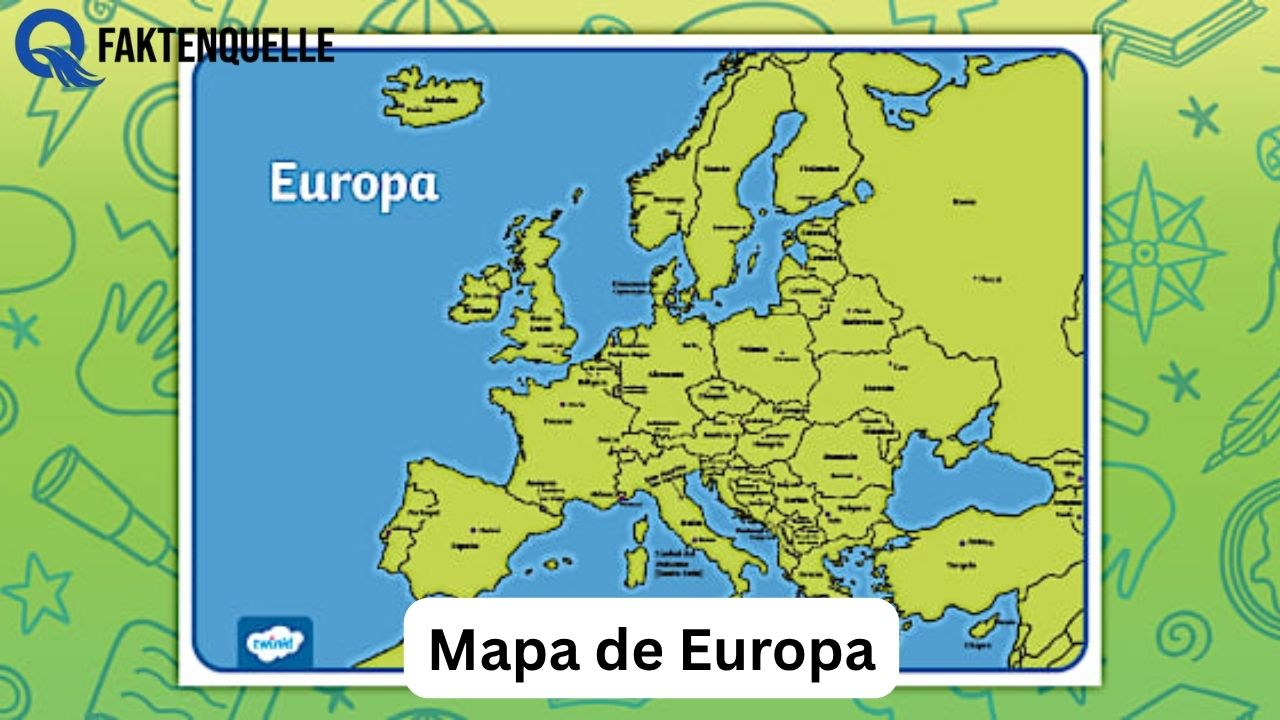 Mapa de Europa: Länder, Städte und Hauptstädte verstehen
